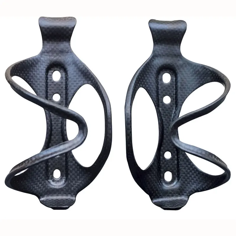 Mountain Bicycle Road Bicycle Carbon Fiber Kettle Rack bicycle water bottle cage bicycle bottle holder MTB Road Bike Bottle Rack Cup 3K Pattern Accessories