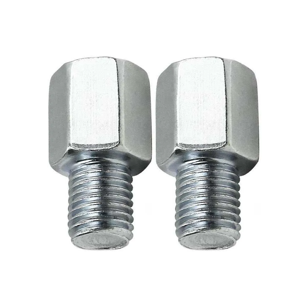 2 stücke Motorrad Roller Spiegel adapter 8mm Buchse im Uhrzeiger sinn bis 8-10mm männliche Uhrzeiger sinn Spiegel adapter im Uhrzeiger sinn Gewindes ch rauben – Detail 4