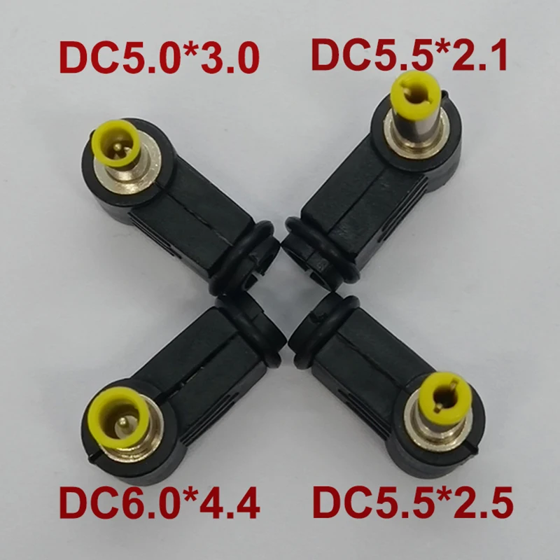 1 Stück 90-Grad-Winkel DC-Stromstecker Verdrahtungsbaugruppe Schweißdraht-Steckverbinder DC 5,5*2,1mm 5,5*2,5mm 5,0*3,0mm 6,0*4,4mm
