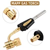 MAPP Propane Gas Welding Torches Metal Turbotorch Brazing Solder Plumbing Blow Torch Soldering Tool 2