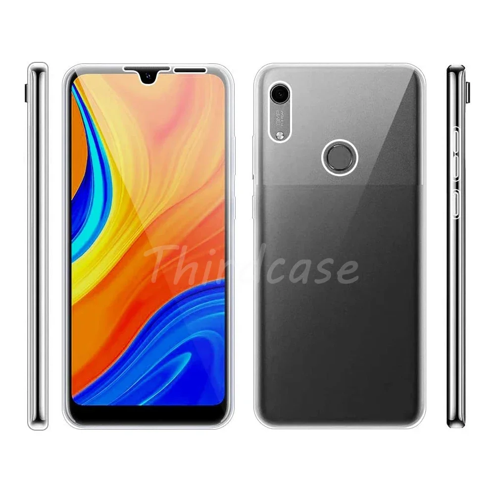 360 Full Body Shockproof Bumper Case - PC+Silicone Double Clear Anti-Knock Cover