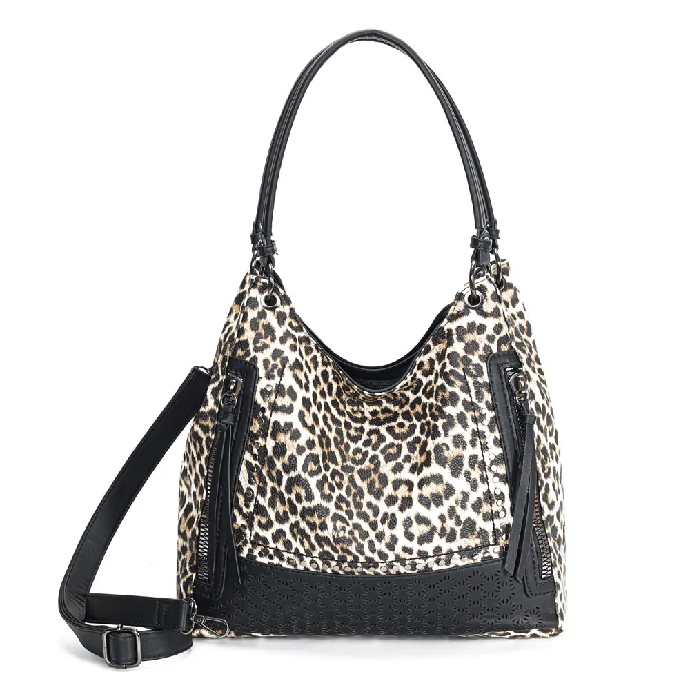

Стильная сумка-тоут с леопардовым принтом, минималистичные женские кошельки и сумка через плечо, Сумки из искусственной кожи для женщин