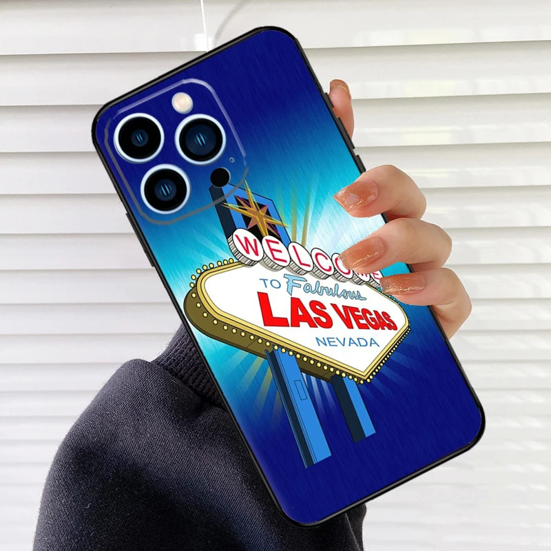 Las Vegas Nevada Soft Phone Case For Iphone 11 12 13 14 Pro Max