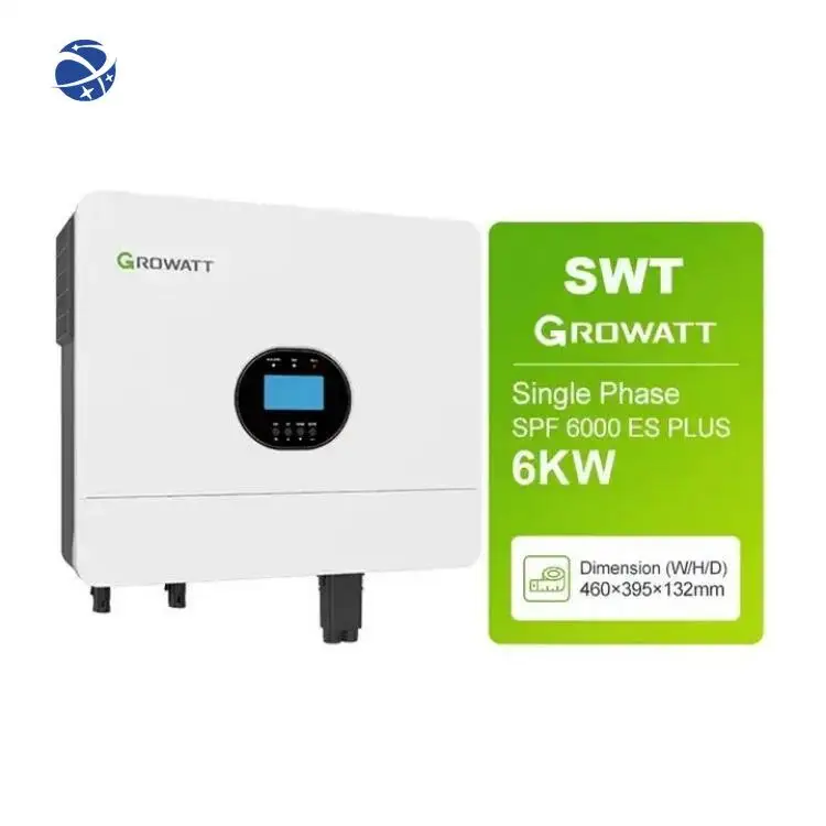 

yyhc Euro Version Cheap Price Growatt 6000W 6Kw 48V Dual Mppt Single Phase 230V Solar Inverter Can Work Without Battery