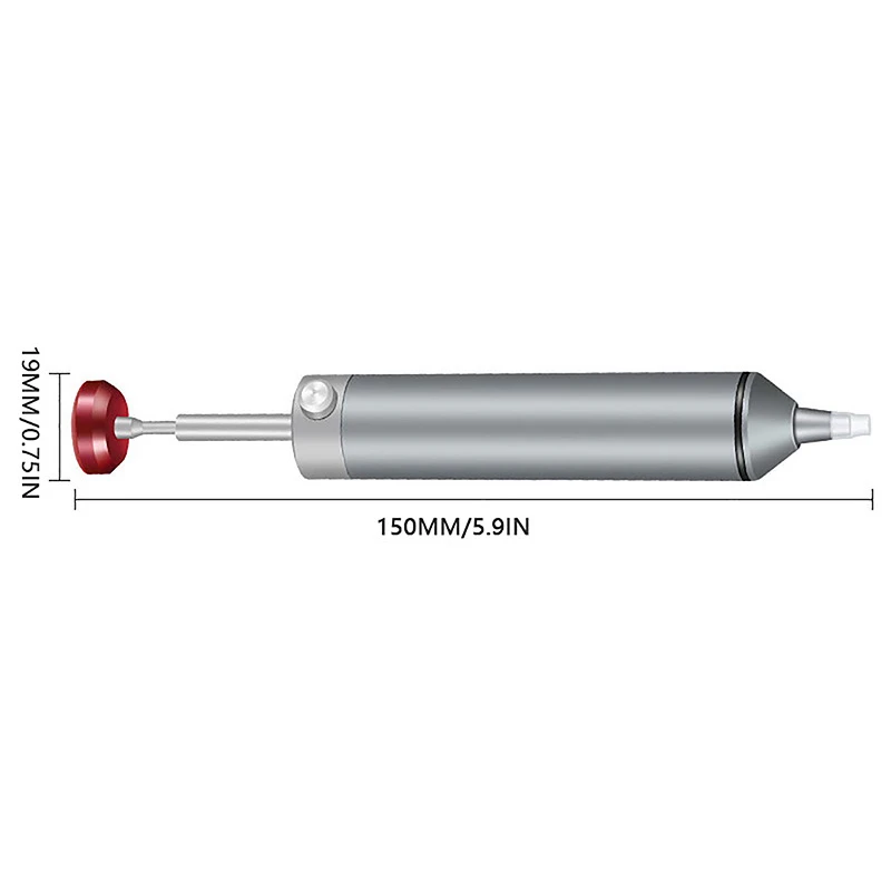 Ventouse à souder sans sabot, pompe à dessouder avec buse silicone résistante à la chaleur