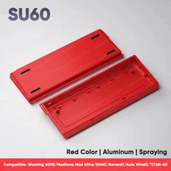 Enhanced Aluminum Keyboard Case Shell (SU60 Red)