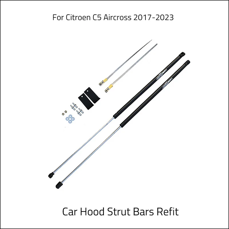 For Citroen C5 Aircross 2017-2023 Refit Car Front Hood Engine Cover  Hydraulic Rod Strut Spring Shock Bar Car-tyling - Strut Bars - AliExpress