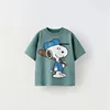 Fashion Brand Design Children T-shirt Summer Clothing Cartoon Short-sleeved Top Kids Boys Clothes Crewneck Pullover T Shirts 1