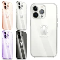 For Tesla model 3 model X Y style Roadster Fashion Clear Cover Phone Case For iPhone 13 Pro 13 Mini 11 12 Max Xr X Xs 7 8 Plus 1