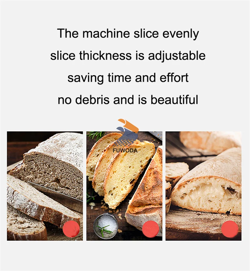 Automatic Small Electric Bread Slicer Toast Loaf Bread Slicing