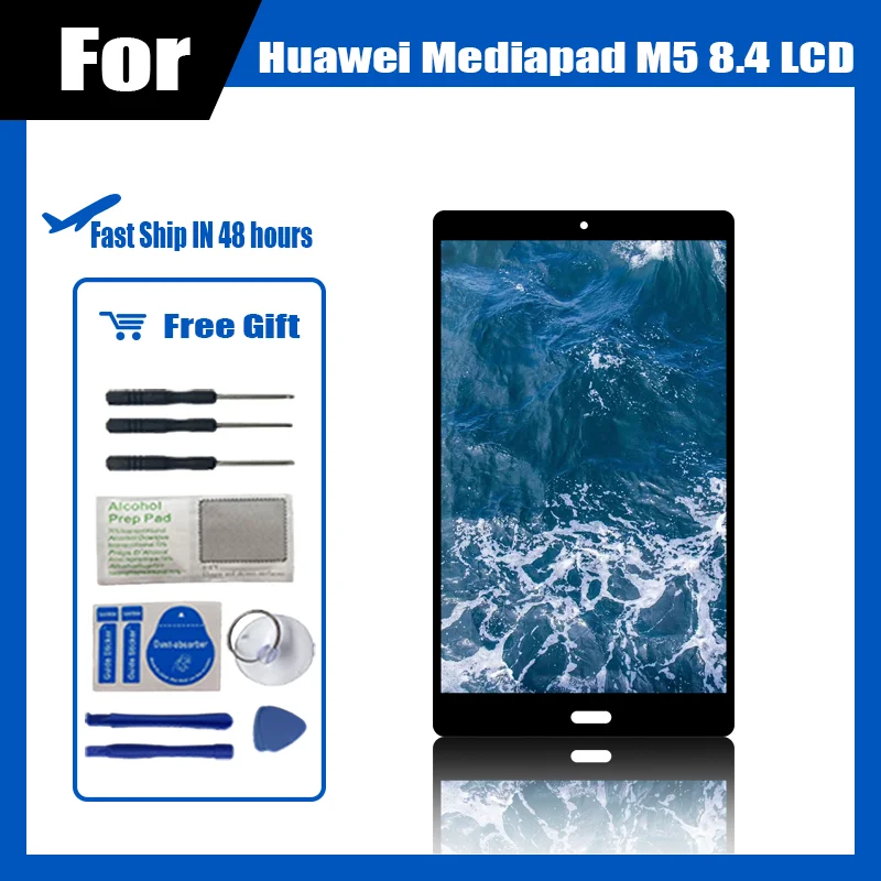 

Для Huawei MediaPad M5 8,4 Φ ЖК-дисплей сенсорный экран дигитайзер стекло в сборе Замена
