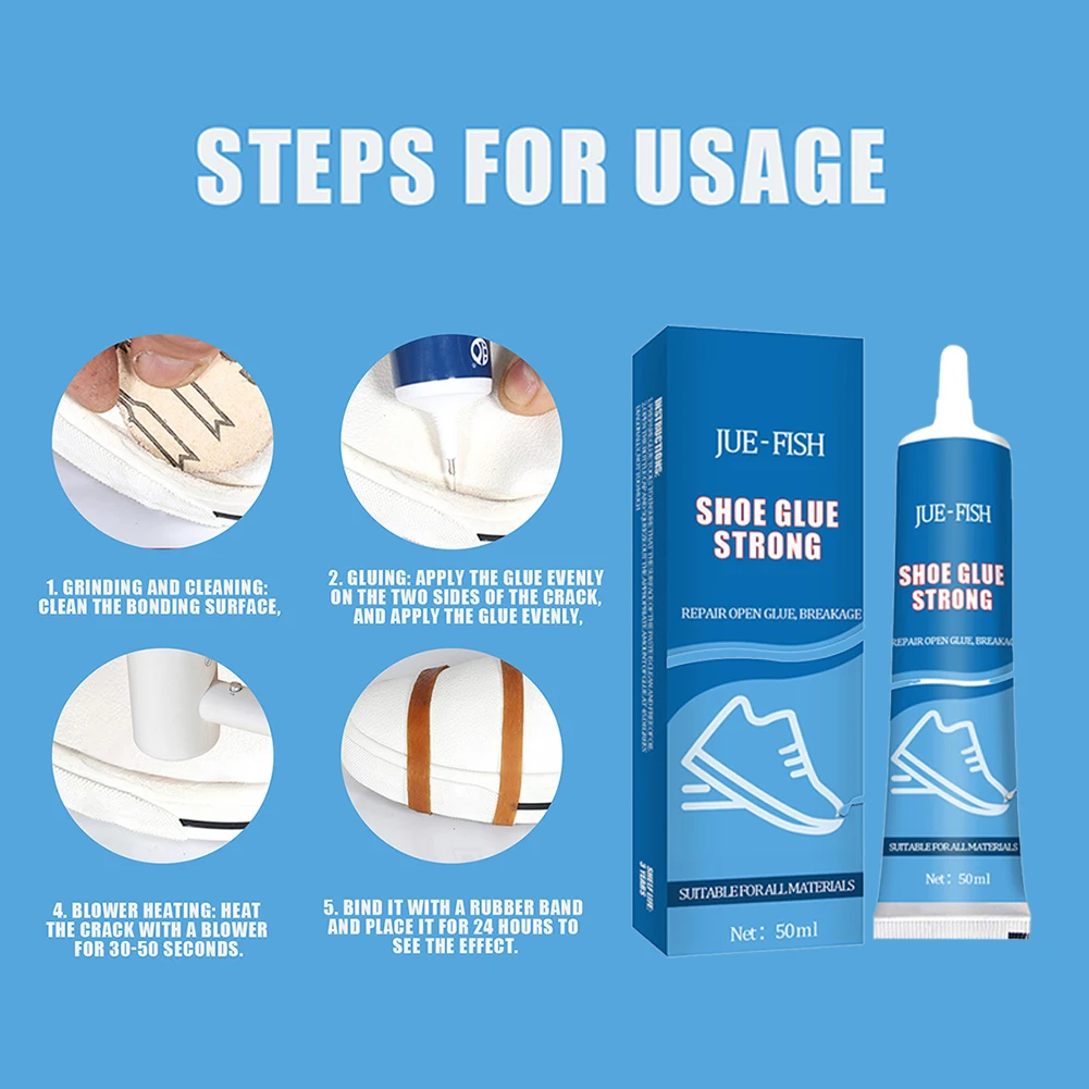 Universal Strong Adhesive Worn Shoes Repairing Glue Sneakers Boot Sole Fix Bond Adhesive Durable Special Leather Glue 2