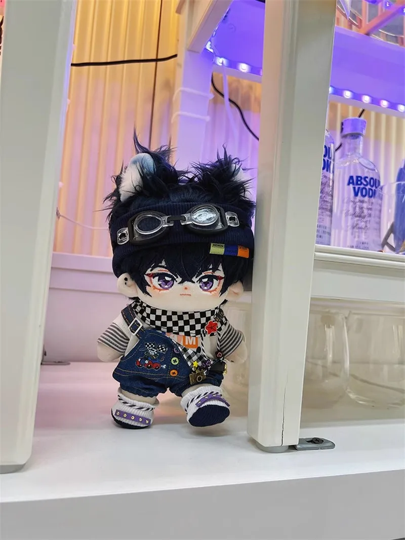 20cm Doll Clothes Swimming Goggles Color Matching Base Shirt Fit For 20cm Cotton Doll Stuffed Cosplay Clothes