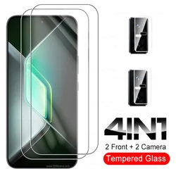 Premium Tempered Glass Screen Protector with Lens Protection for Infinix GT30 Pro (4IN1 2 Glass 2 Lens)