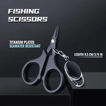 Shawto Titanium-Coated Stainless Steel Fishing Pliers Cutter 1