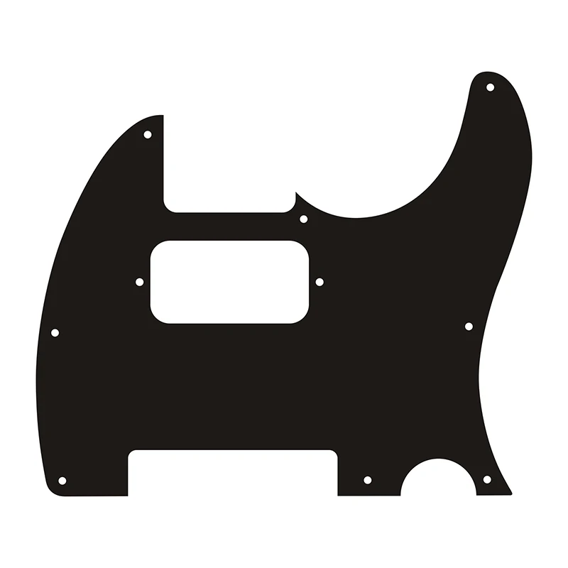 Pleroo Personalizza Le Parti Per Harley Benton Te-20Hh Sbk Standard Series Tele Guitar Pickguard, Nero Opaco