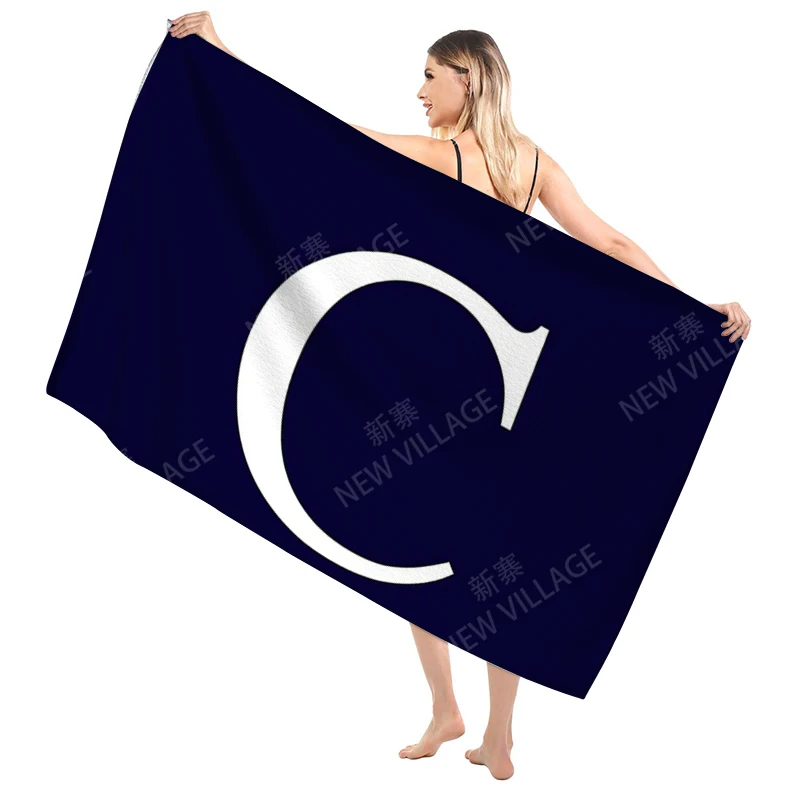 Bathroom Bath towel for adults sauna Large beach towel Gym towel Large hotel woman shower quick drying microfiber simple letter 2
