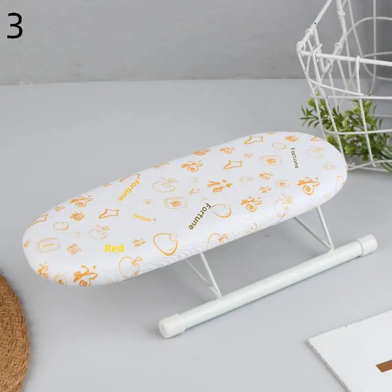 1 יחידה לוח גיהוץ נייד מיני עם רגליים מתקפלות ללא החלקה, לוח גיהוץ מתקפל מתאים לשרוול חולצה