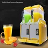 2 Flavor Commercial Ice Frozen Drink Slush Smoothie Maker 2 Bowls Slush Machine Frozen Drink Slushie Machine 3