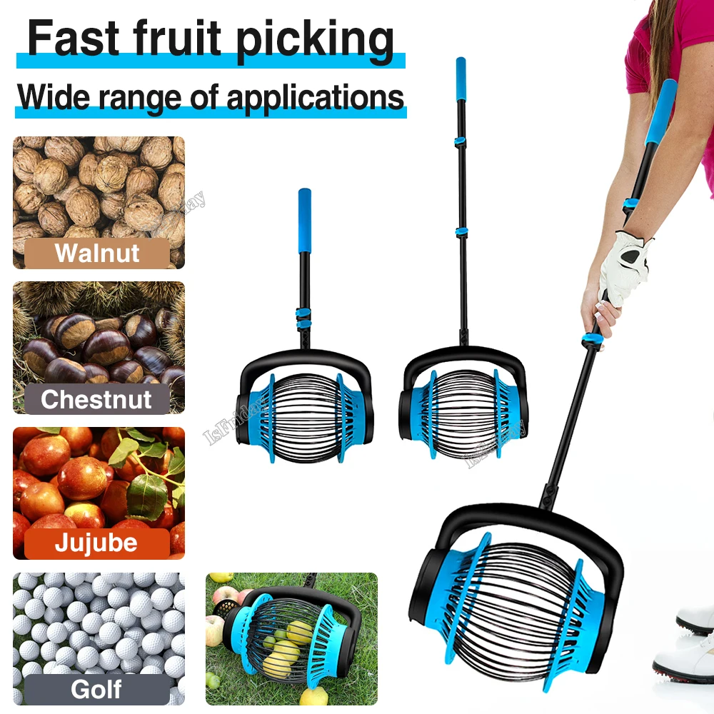 

Retractable Nut Gatherer Fast Fruit Picker Ball Nut Collector Quick Picker Does Not Hurt Fruit Picking Walnuts and Chestnuts