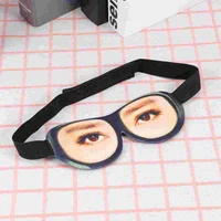 Facial Mask Travel Blinder Soft Funny Blindfolds Night Sleeping Eye Masks Creative Eyeshade 2