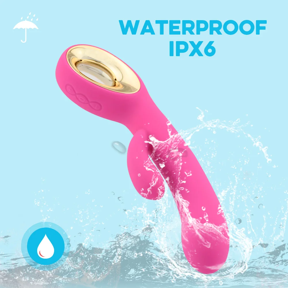Vibrator Female Dildos Wand Orgasm Clitoris Stimulator 10 Modes G Spot Vagina Massager Rechargeable Adult Sex Toys for Woman