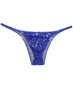 Sous-vêtements imprimés à la mode pour hommes, slip en maille, Bikini, sport, respirant, taille basse, LargeHT160 4