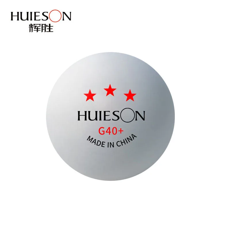 Huieson Professional 3-Star Table Tennis Balls ABS40+ G40 Club Training Robot