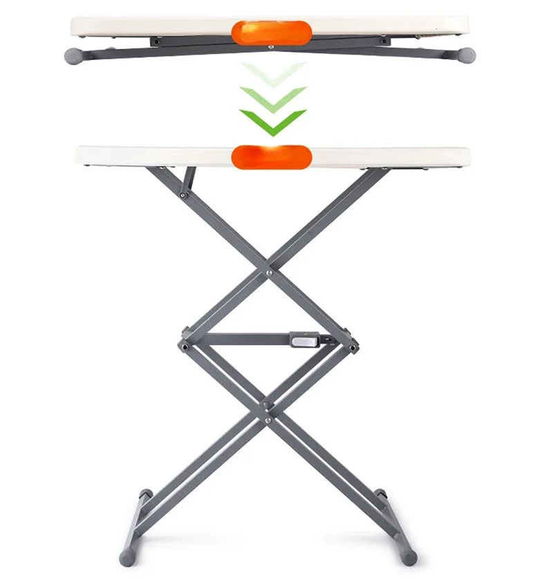 Portable Standing Desk Stand Up Desk Riser, 70cm-40cm Height Adjustable Home Office Folding Desk for Laptop Outdoor 9 Portable Standing Desk Stand Up Desk Riser, 70cm-40cm Height Adjustable Home Office Folding Desk for Laptop Outdoor 2