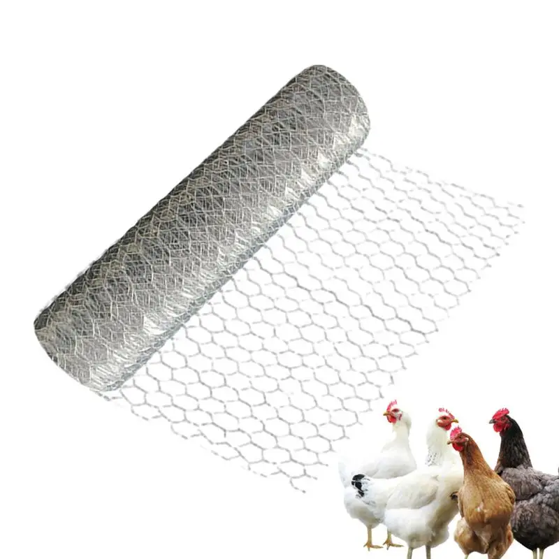 

Chicken Mesh Wire Wear-Resistant Hexagonal Netting Chicken Wire Durable Galvanized Iron Chicken Wire Chicken Fencing For Garden