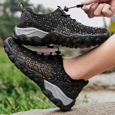 

Foreign trade leak detection men's shoes 2022 new summer breathable mesh hollowed-out shoes anti-slip soft bottom outdoor climbi