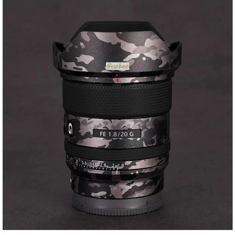  FE 20mm F1.8 GM 렌즈 바디 스티커 보호 스킨 데칼 비닐 랩 필름 안티 스크래치 보호 코트 SEL20F18G 1.8/20