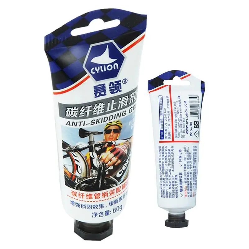 

Carbon Fiber Anti Slip Agent 60g MTB Road Bike Seat Tube Front Fork Stem Grease Mountain Bicycle Seatpost Non-slip Oil Paste