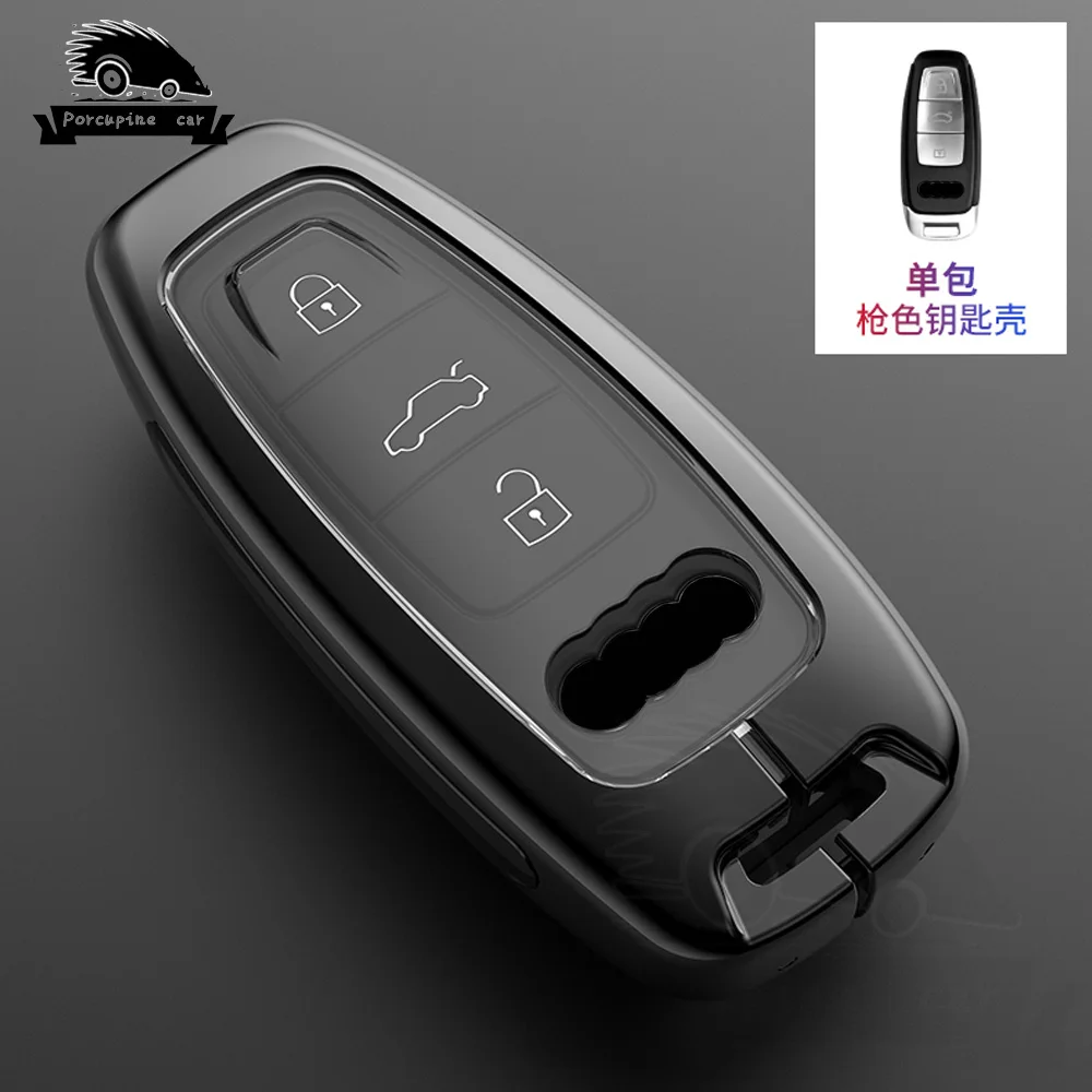 Luxury Leather Car Key Protective Cover - Sleek Design and Durable Protection