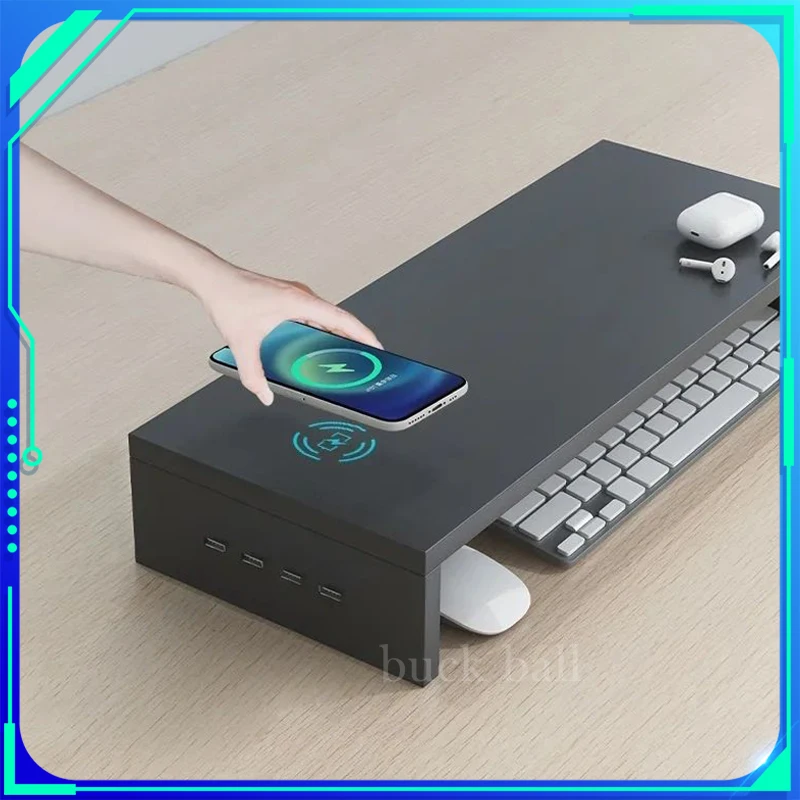 

Настольная компьютерная подставка для монитора с USB-коробкой для хранения, подставка для монитора, держатель экрана, для офиса, настольного ПК, ноутбука, для дома и офиса, настольные подарки