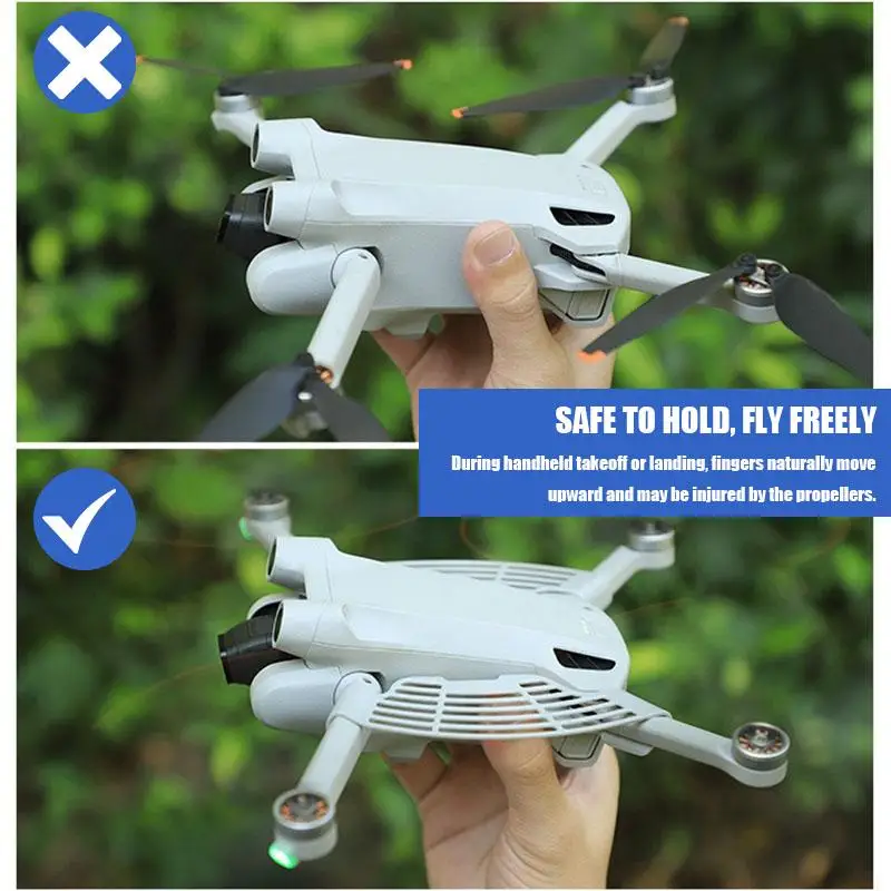 Protège-mains Drone DJI Mini 3 Pro/Mini 3/Mini 4 Pro - Sécurité Décollage Atterrissage