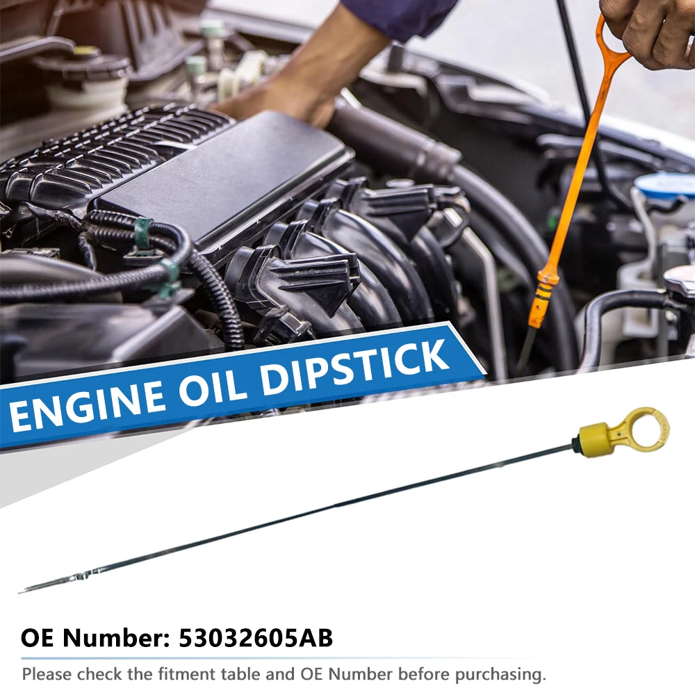 Car Oil Dipstick 53032605AB Suitable for 2003-2009 Dodge Ram 2500 For Transmission Oil Dipstick 5.7L 1PCS 6