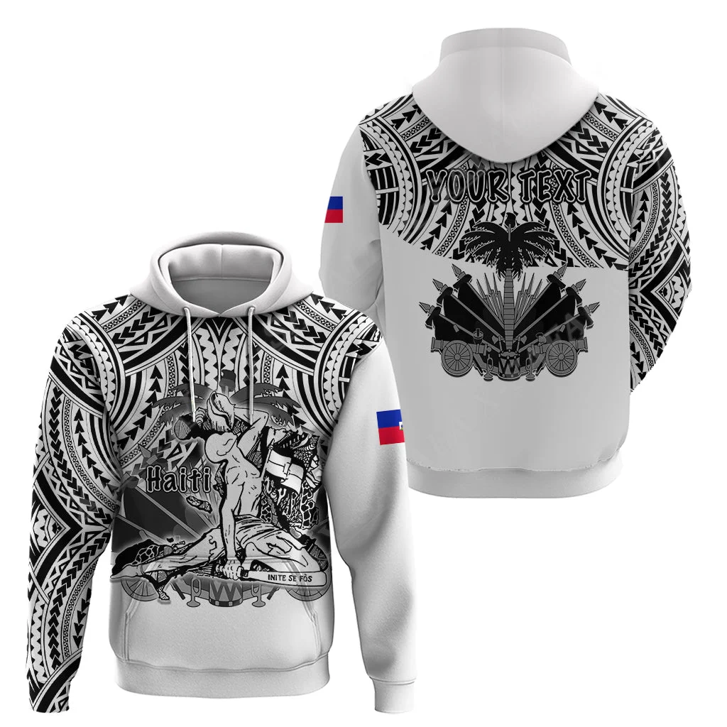 

HAITI Emblem Coat Of Arms 3D Print Zipper Hoodie Mens Pullover Sweatshirts Hooded Jersey Tracksuits Outwear Coat Casual