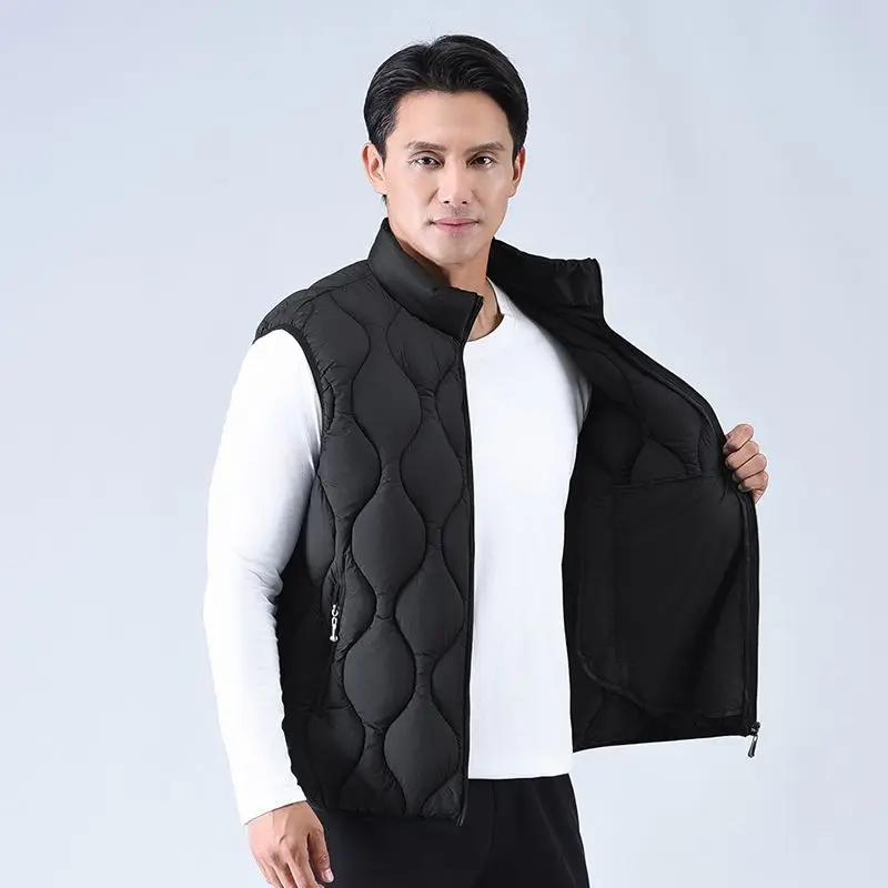 PlatiNum Down Cotton Vest Detail 5