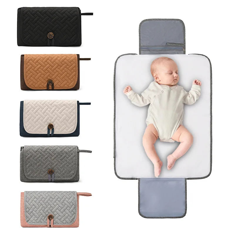Folding Baby Diaper Pad Portable Infant Diaper Changing Mat for Newborn Waterproof Baby Care Accessories Washable Changing Table