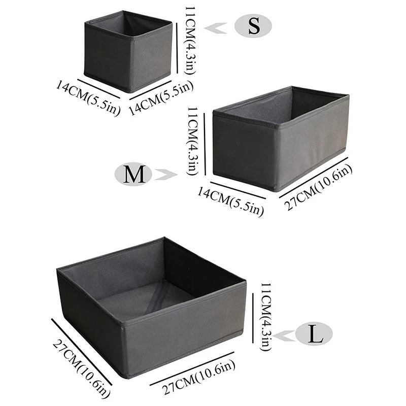 속옷 브래지어 양말 캐비닛 서랍 주최자 티셔츠 보관 바구니 옷장 보관 주최자 의류 주최자 보관 상자