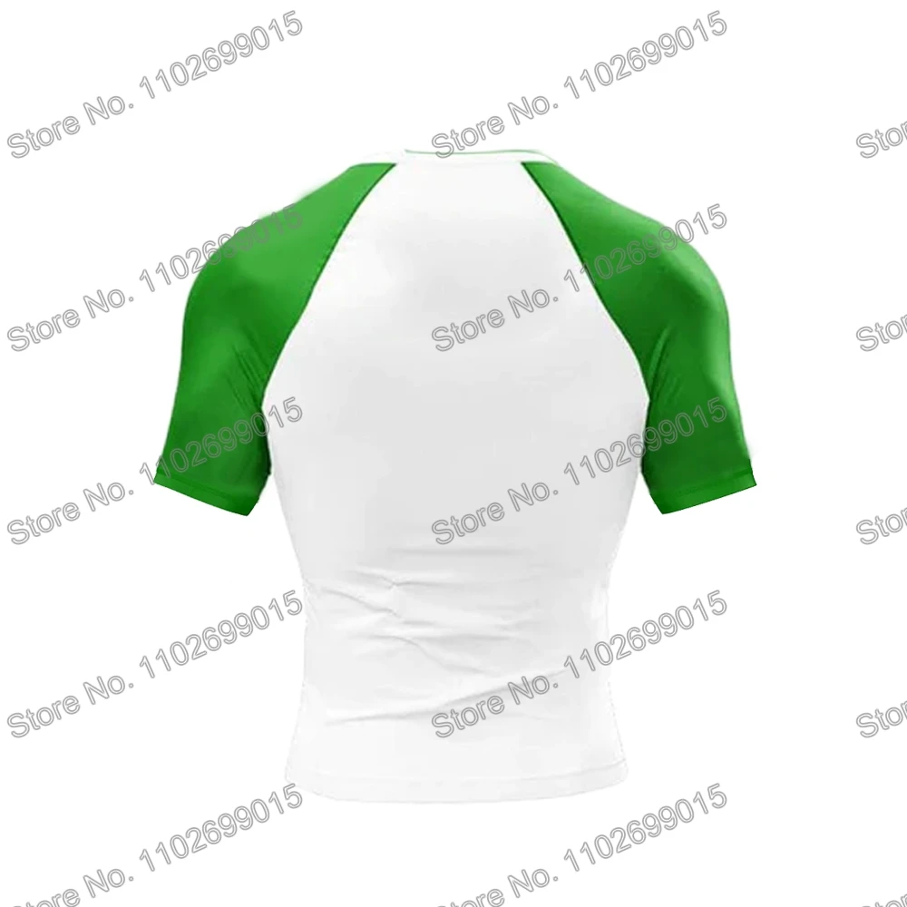 T-Rex Surfing Clothing Men Rash Guard Short Sleeve UV Protection Diving Swimwear Summer UPF 50+ Beach Tights Women Sports Tops