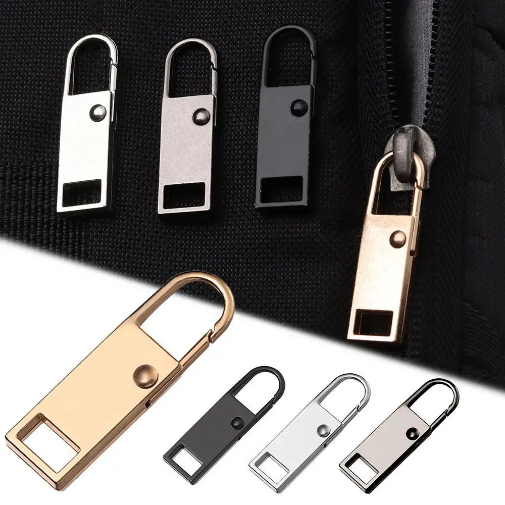 Detachable Metal Zipper Head Broken Buckles Replacement Zipper Repair Kit 5pcs zipper repair kit zipper heads