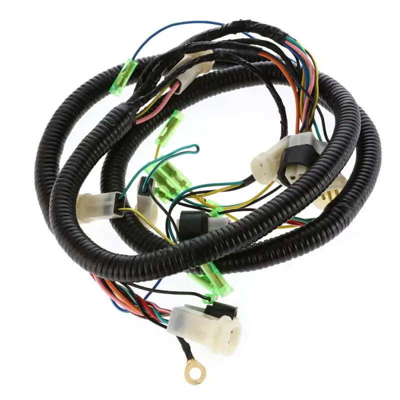 Muslimfor Yamaha Banshee Yfz350 Gruppo Cablaggio Set Faro/Bobina/Tors/Chiave Hookup Sistema Di Cablaggio Completo