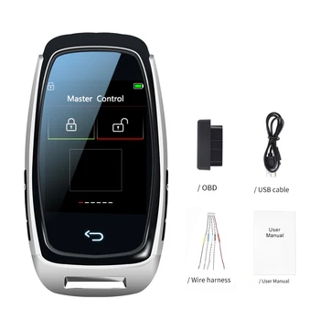 Universal CF920 modificato Smart Key LCD comodo ingresso Keyless Entry Auto lock per BMW per Benz per Toyota coreano/inglese - Universal CF920 modificato Smart Key LCD comodo ingresso Keyless Entry Auto lock per BMW per