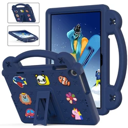 Durable EVA Bear Stand Case for Kids - Shockproof Tablet Cover with Handle (Dark blue)