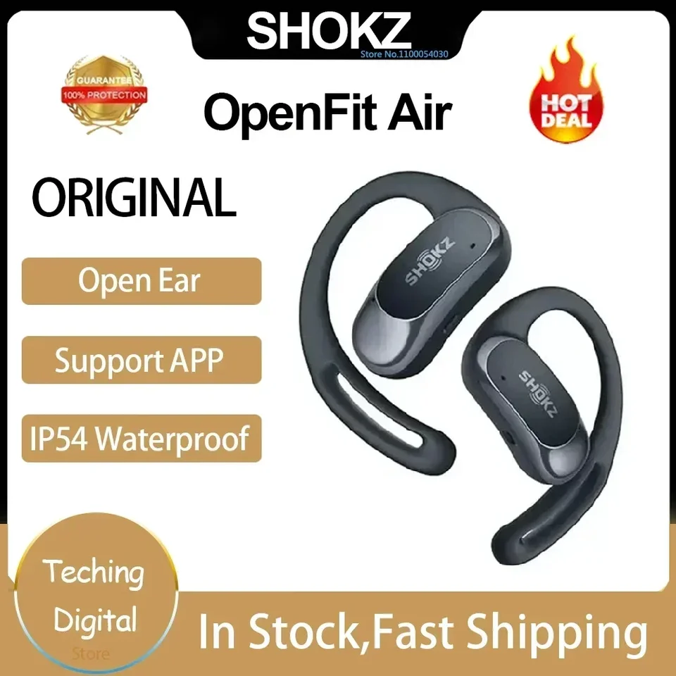 Shokz OpenFit Air T511 ワイヤレス Bluetooth イヤホン オープン