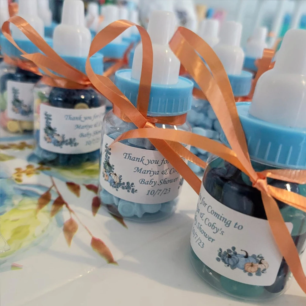 How To Make A Diy Baby Bottle Diy Baby Bottle Favors Baby Shower Blue Pink  Mini, image size:1000x1000