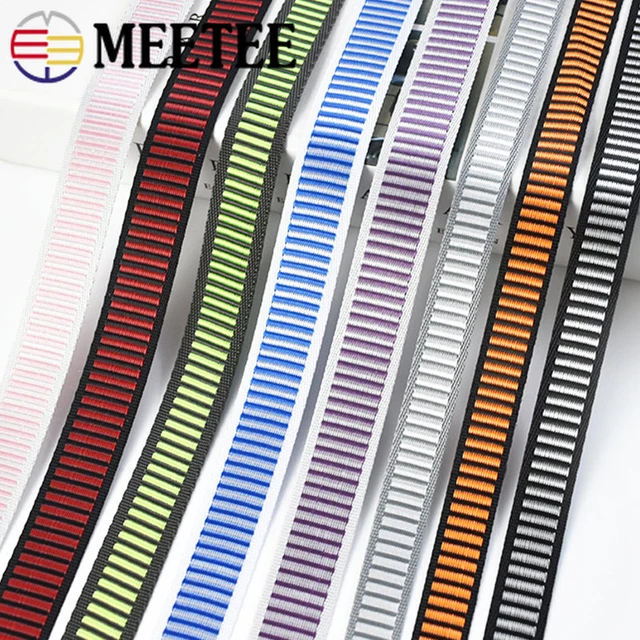 2/5/10M 38mm 3/2'' Nylon Webbing 2mm Thick Jacquard Ribbon for Bag Strap  Bias Tape DIY Belt Clothes Sewing Lace Trims Accessory - AliExpress