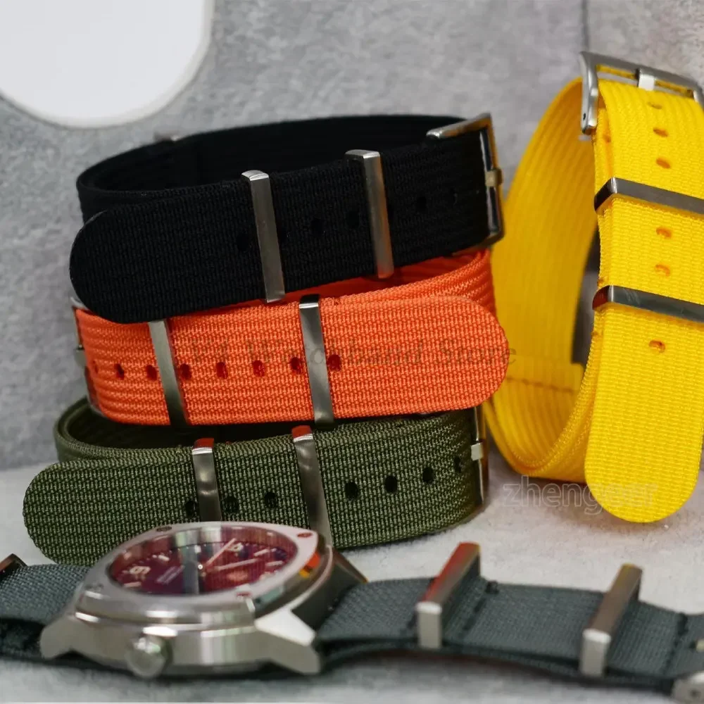 Cinturino Per Orologio A Coste Intrecciato Da 20Mm 22Mm Per Rolex Cinturino Per Orologio Universale Militare Per Omega Per Swatch Joint Moonswatch